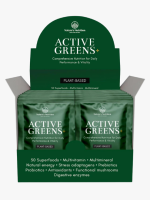 Cricket bat mallet (38) Active Greens + Box of Sachets