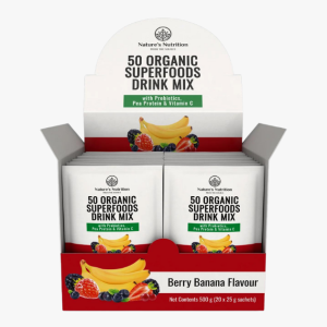 50 Organic Superfoods Drink Mix Box