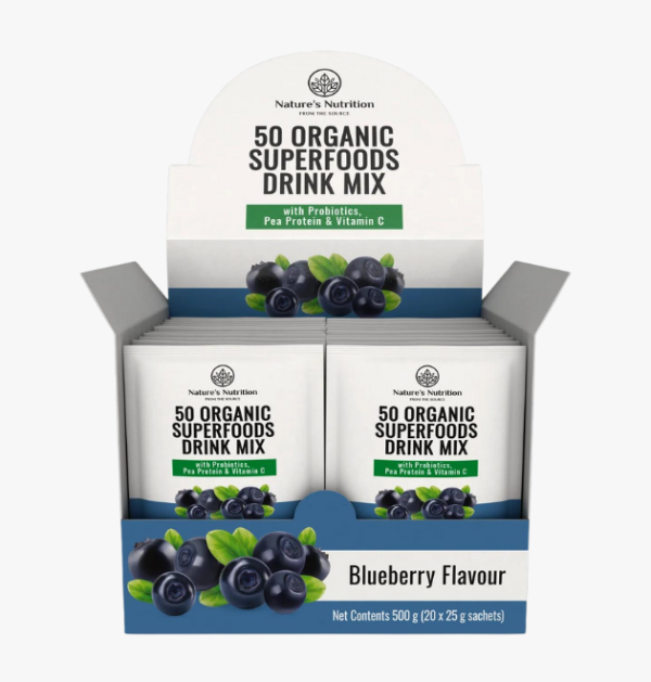 50 Organic Superfoods Drink Mix Box