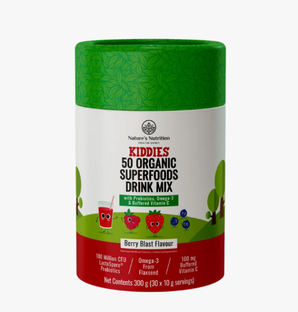 Cricket bat mallet (53) Kiddies 50 Organic Superfoods Drink Mix
