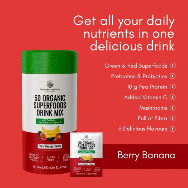 50 Organic Superfoods Drink Mix