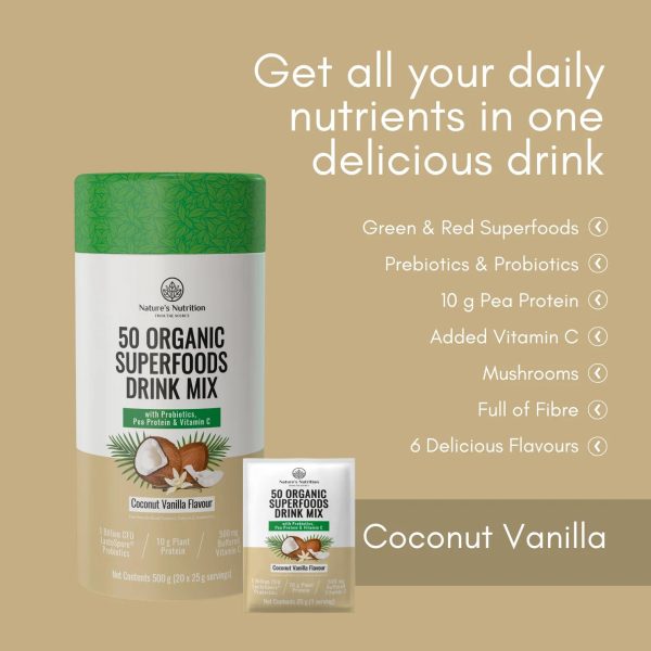 50 Organic Superfoods Drink Mix