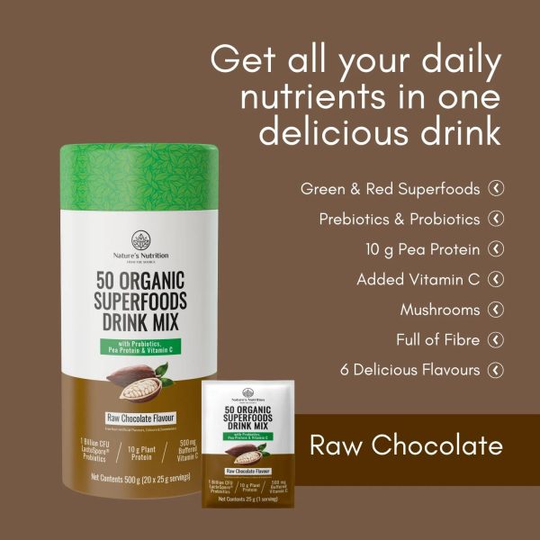 50 Organic Superfoods Drink Mix