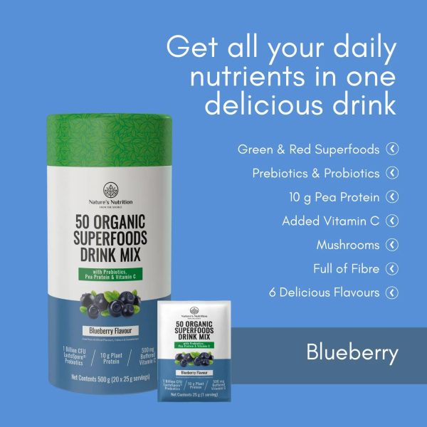 50 Organic Superfoods Drink Mix